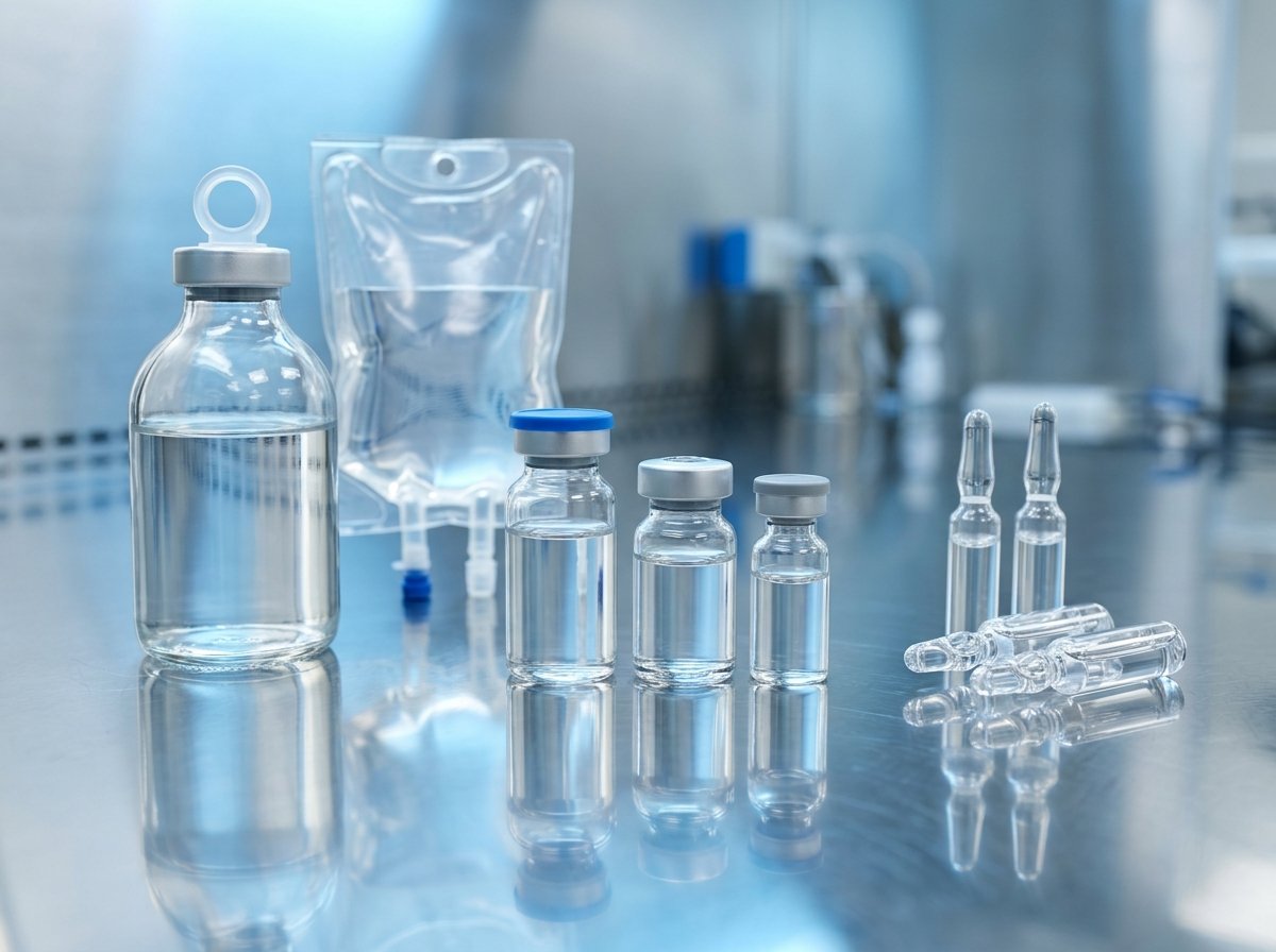 Sterile Injectables Dosage Formats - IV Bags, Bottles, Ampoules and Vials